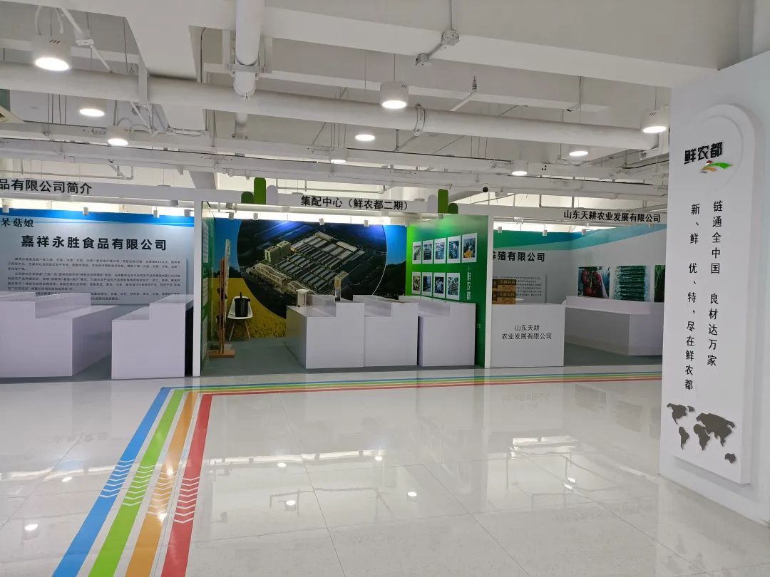 济宁市读书协会走进嘉祥鲜农都市场管理有限公司开展书画惠企活动